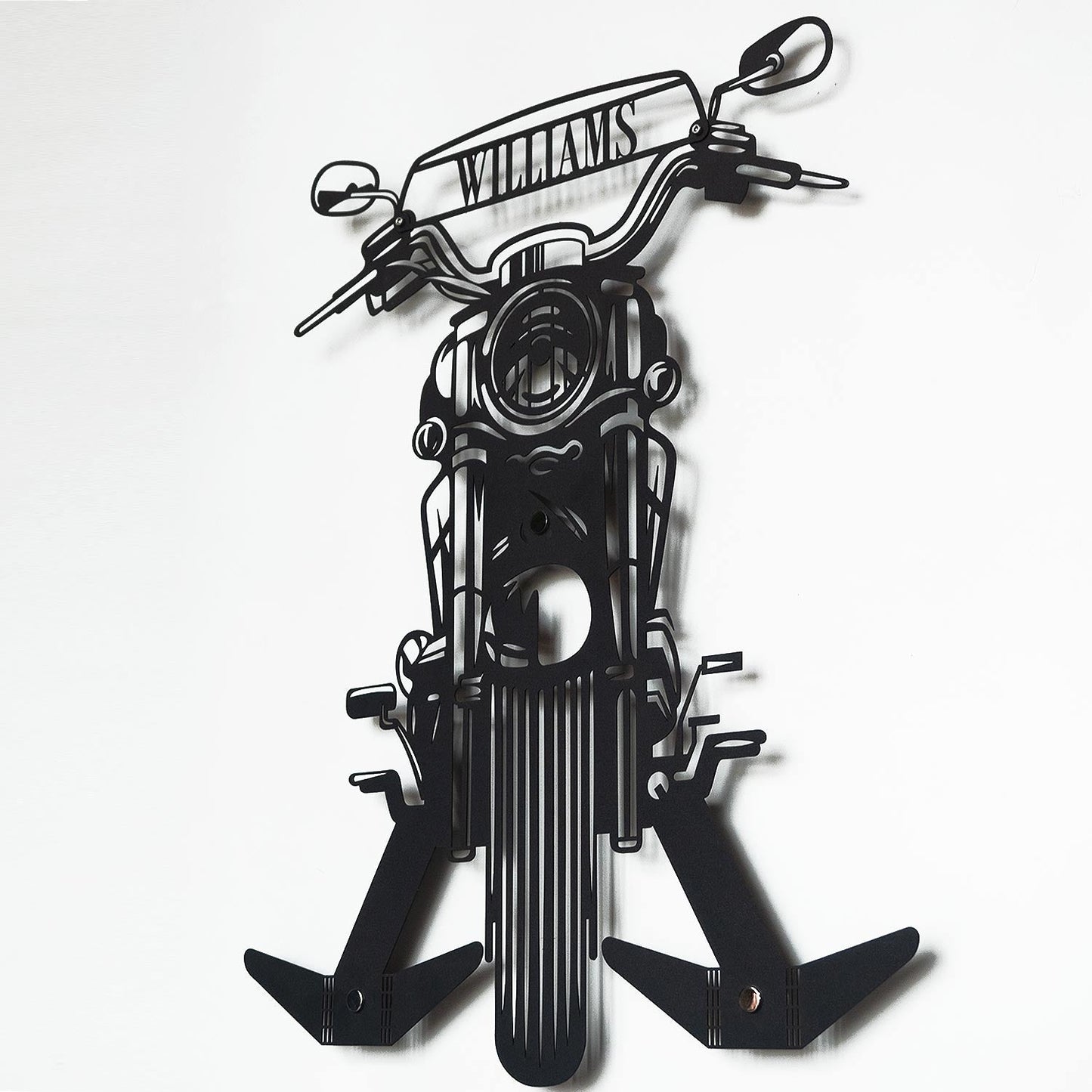 Personalized Metal Motorcycle Helmet Wall Hanger - APT631