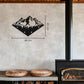 Mountain Metal Wall Hanger - APT613