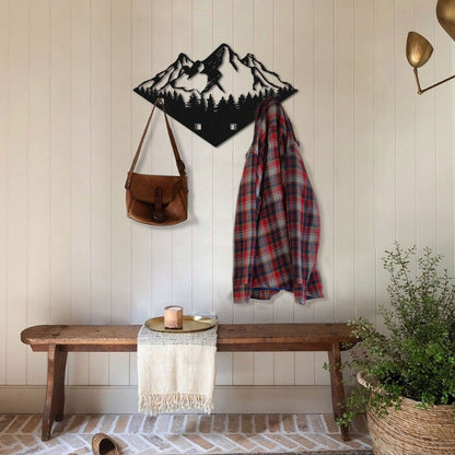 Mountain Metal Wall Hanger - APT613