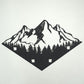 Mountain Metal Wall Hanger - APT613