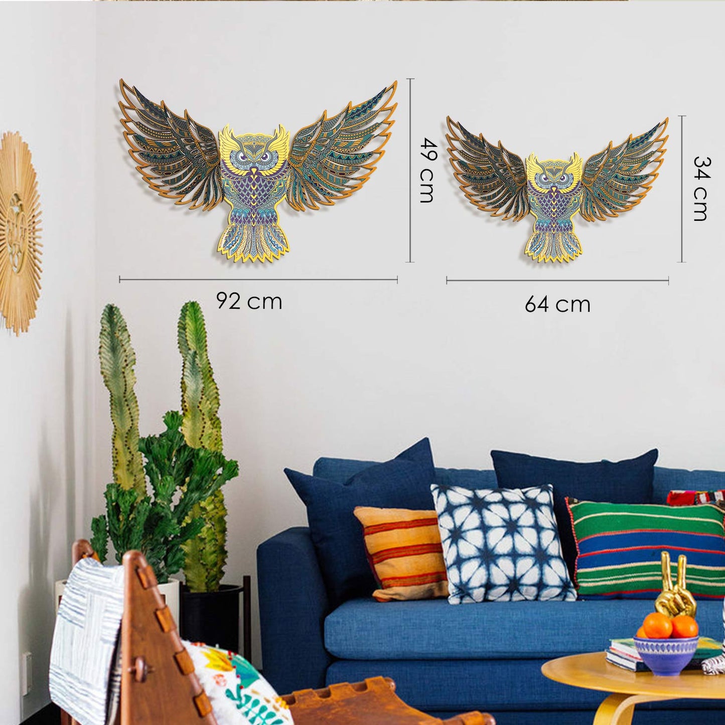 Owl Metal Wall Art - APT707