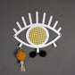 Rattan Eyes Metal Wall Hanger - APT527