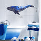 Reef Whale Metal Wall Art - APT651