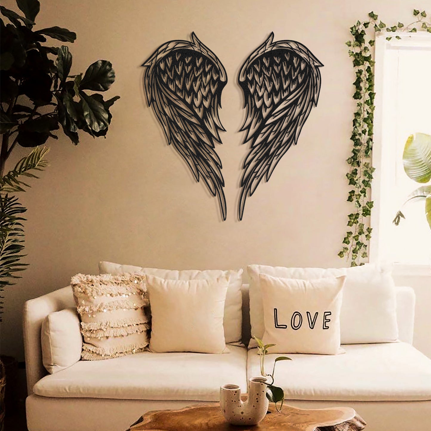 Angel Wings Metal Wall Art Set - APT240 - Artepera