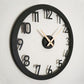 Stroke Metal Wall Clock - APS115