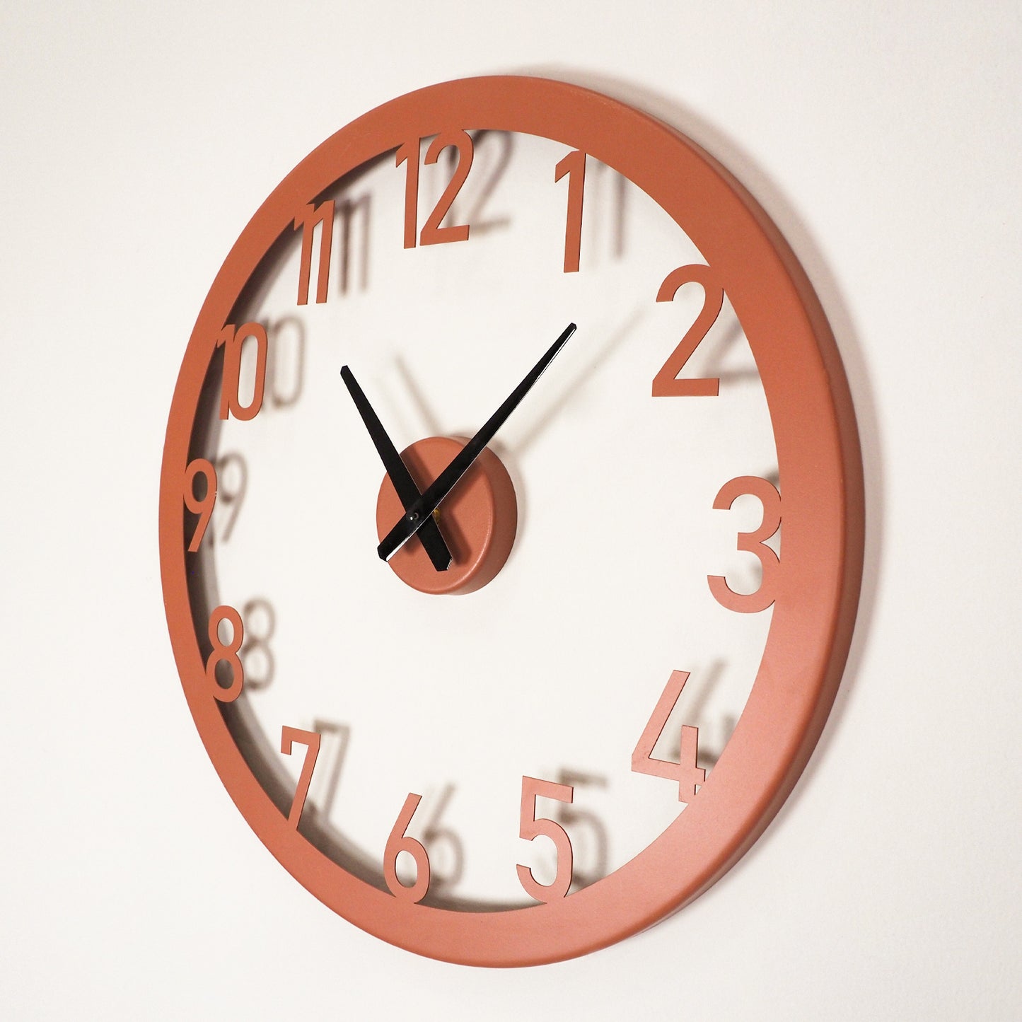 Stroke Metal Wall Clock - APS115