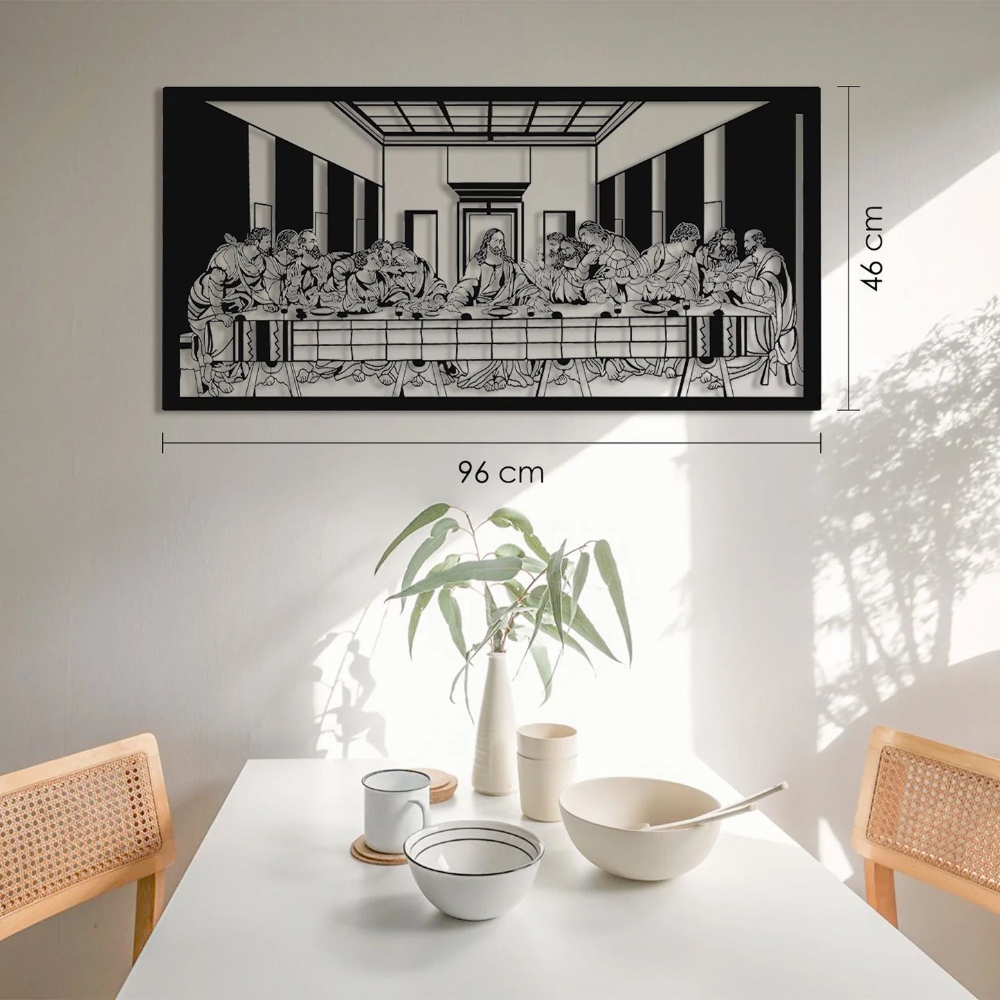 The Last Supper Metal Wall Art - APT380