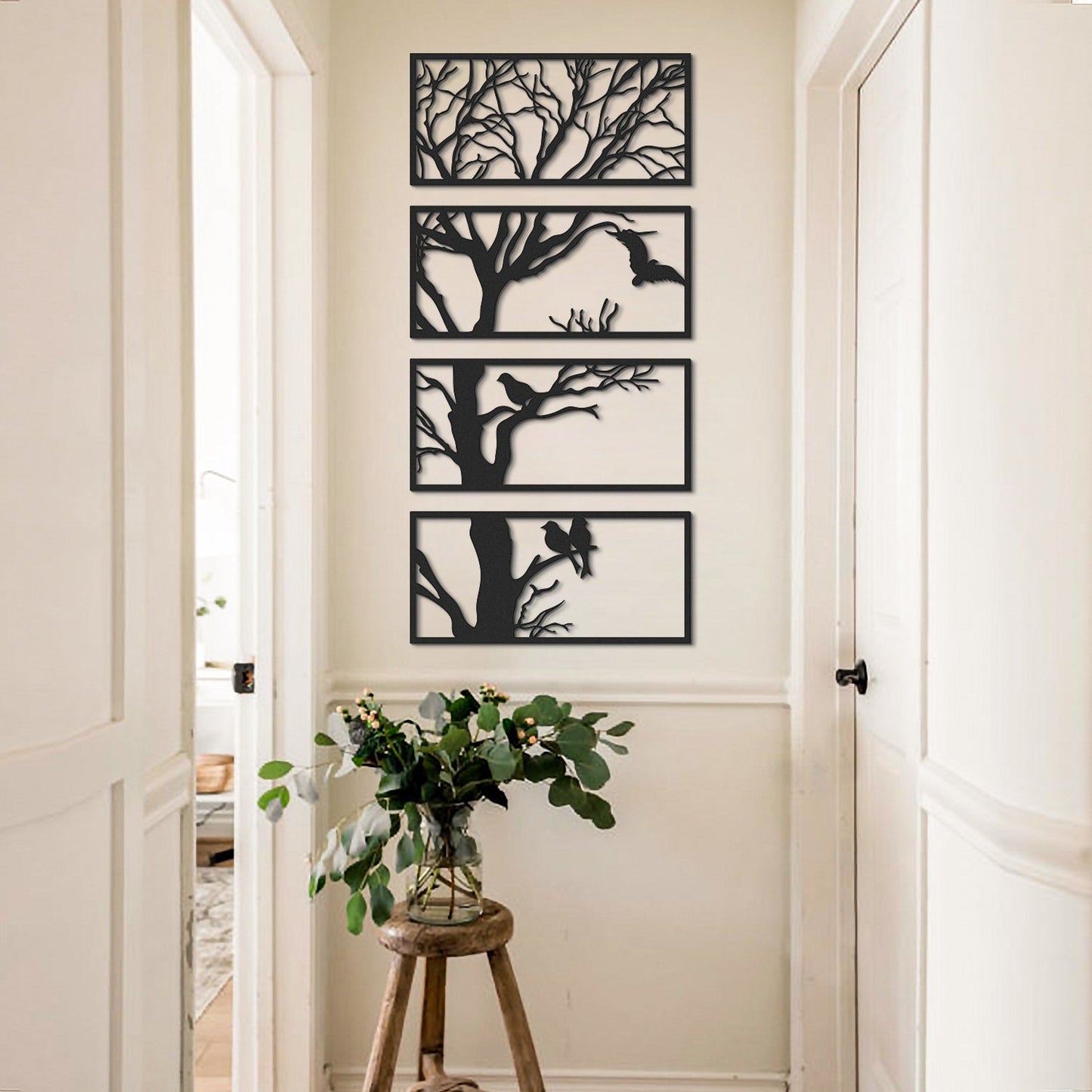 Tree Metal Wall Art Set of 4 - APT629