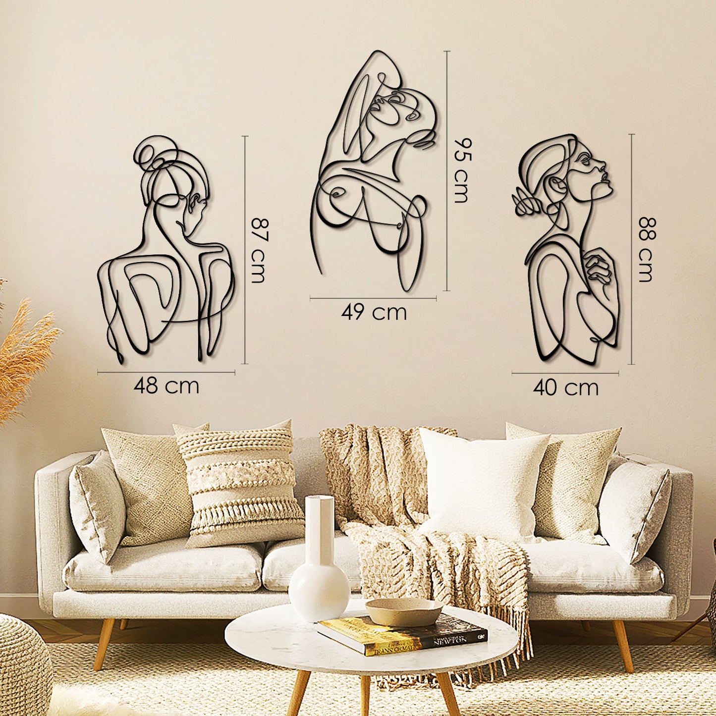 Woman Body Silhouette Line Art - APT597